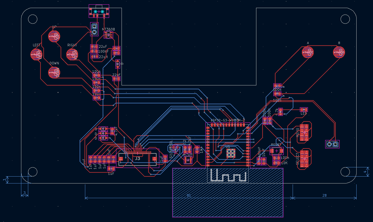 Chess Handheld Console PCB Design