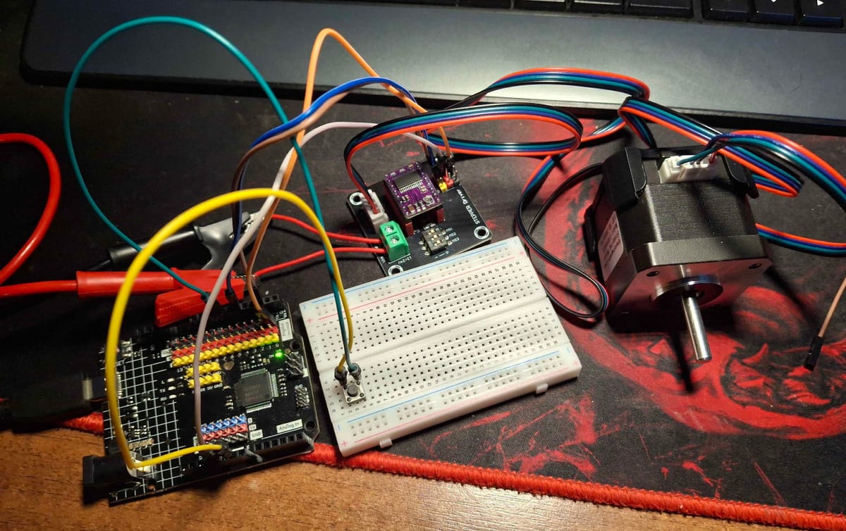 How to run a stepper motor with DRV8825